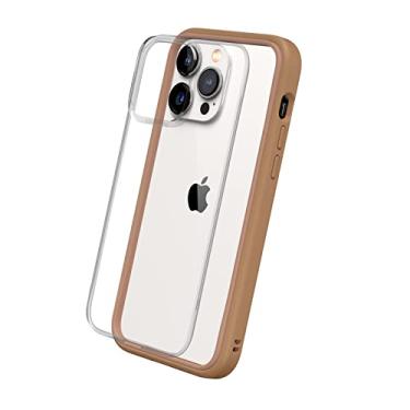 Imagem de RHINOSHIELD Capa modular compatível com [iPhone 14 Pro Max] | Mod NX - Capa protetora resistente absorvente de choque personalizável 3,5 m / 3,3 m de proteção contra quedas - Bronze antigo