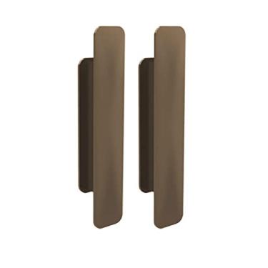 Imagem de Puxador de porta deslizante AAPIE 2 peças de maçaneta de porta deslizante branca para casa porta de vidro e janela porta deslizante porta auxiliar push pull com alça adesiva finalidade para cômoda