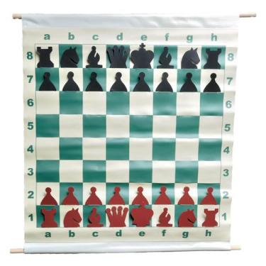 Imagem de Conjunto de xadrez The House of Staunton 28 em vinil com fenda
