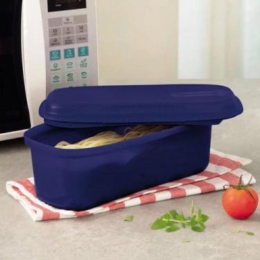 Imagem de Tupperware Instant Massa Retangular 1,9 litro Azul