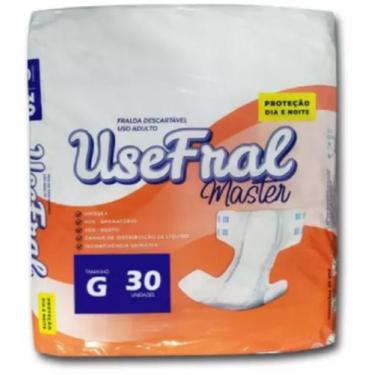 Imagem de Fralda Geriátrica Descartável UseFral Tamanho G - 30 Unidades