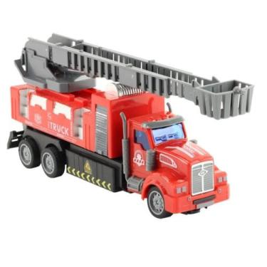Imagem de Caminhão de Bombeiro Controle Remoto com luzes Mega City Emergência - 