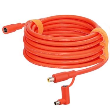 Imagem de Cabo de extensão DC7909 de 20FT para painel solar, fêmea para macho com adaptador DC8020 de ângulo reto, compatível com estações de energia portáteis GZ Yeti, Aker, Jackery, 14AWG - para energia solar