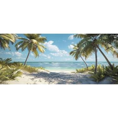 Imagem de Quadro Decorativo com Estampa Quotenvironmental Impact Palm Treesquot 40 x 40 Papel 3 unidades