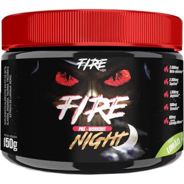 Imagem de Absolut Nutrition, Pré-treino complementado com Beta-alanina, Taurina, Arginina e Tirosina, Sem cafeína, Sabor limão, Fire Night, 150 gramas