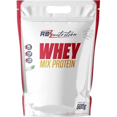 Imagem de ABS Nutrition, Whey Mix Protein, 15 gramas de proteína, adoçado com stevia, Sabor morango, Pouch, 900 gramas