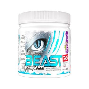 Imagem de 3VS Nutrition Pre Treino BEAST STIM FREE 300g - Sem Cafeína - Com Citrulina, Beta Alanina, Creatina, Arginina, Taurina e Tirosina 300gr, Sabor Uva
