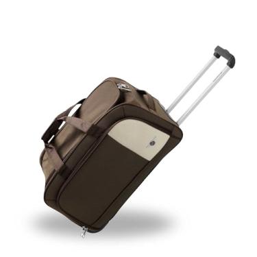 Imagem de Santino Bolsa de Viagem Poliéster com Rodinhas Puxador Retrátil Amplo Espaço Alças Reforçadas Cadeado Leve Versátil Bordo