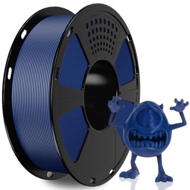 Imagem de GIANTARM Filamento PLA, filamento de impressora 3D azul marinho fosco 1,75 mm, carretel fosco PLA 1 kg (1 kg), precisão dimensional +/- 0,02 mm, filamento 3D para laboratório de bambu