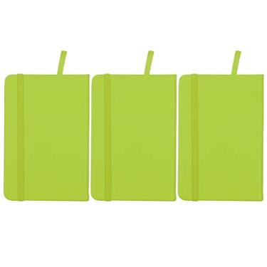 Imagem de 3 Pçs Plutônio A6 Bloco de Notas de Negócios A6 Caderno A6 Nota Livro Bloco de Notas Diário Caderno para Escritório Escola Casa Negócios Escrita Nota Tomando (Verde)