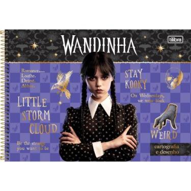 Imagem de Caderno Desenho UNIV Capa Dura Wandinha 80FLS. - Sao Domingos