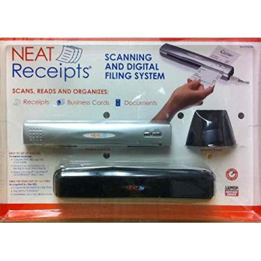 Imagem de NeatReceipts Scanner Deluxe Bundle – Suporte de parede, suporte de mesa, estojo de viagem de luxo e scanner