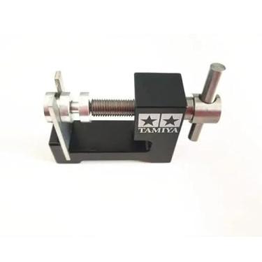 Imagem de Extrator de roda Rolo guia de remoção de pneu 520 Rolamento Mounter Ferramenta Desmontadora para Tamiya Mini 4WD Carro Ferramenta Profissional (Preto)