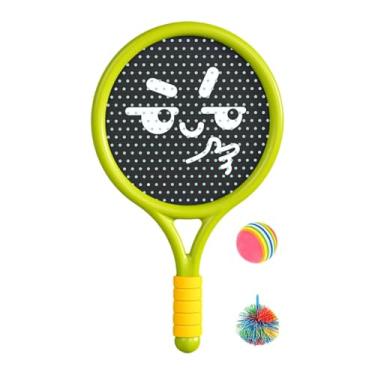 Imagem de oshhni Conjunto de bolas de remo e saltitantes, jogo esportivo, raquete, brinquedos ao ar livre para crianças e adultos, ambientes internos externos, Verde