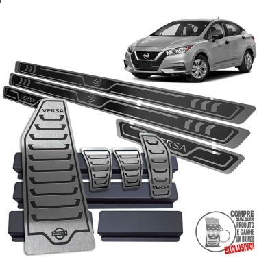 Imagem de Descanso Pedaleira Manual Soleira Versa 2021 Preto