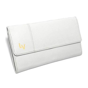 Imagem de Carteira Grande Feminina De Couro Com Espelho Documentos