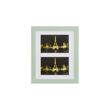 Imagem de Porta Retrato Painel Multifotos Pop 2 Fotos 10X15 Verde Bebê