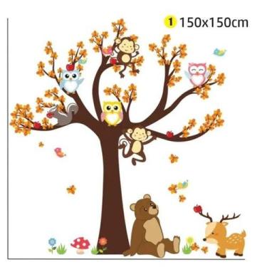 Imagem de Adesivo Parede quarto infantil Floresta Encantada - Shoppingnet