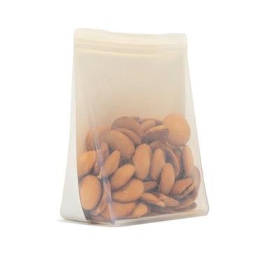 Imagem de W&P Bolsa de armazenamento reutilizável de silicone Porter, sanduíche (pé de 1,5 g), creme, recipiente de armazenamento de alimentos, seguro para micro-ondas e lava-louças, fácil limpeza