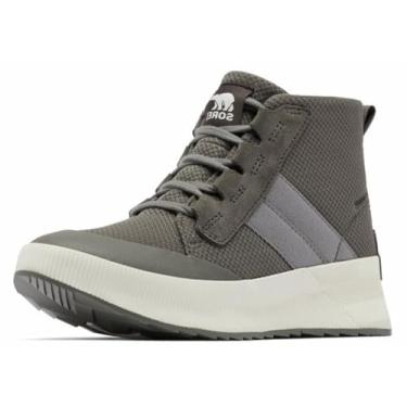 Imagem de Sorel Tênis feminino Out N About III Mid impermeável, Pedreira/cinza cromado, 41