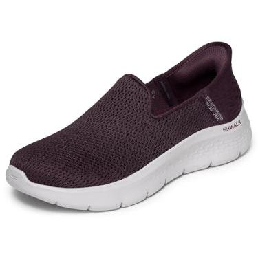 Imagem de Skechers Tênis feminino Hands Free Slip-ins Go Walk Flex-Relish, Borgonha, 42