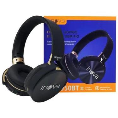 Imagem de Fone de ouvido bluetooth sem fio headset inova original anti ruido, Pr