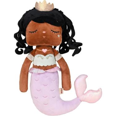 Imagem de Boneca De Pano Angela Sereia Alana 33 Cm - Metoo