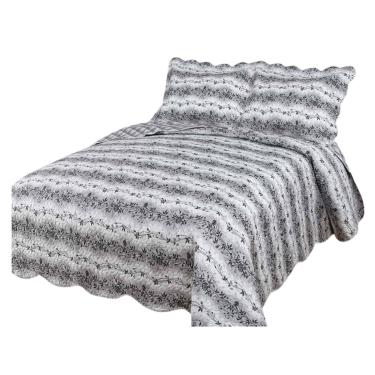 Imagem de Colcha King 3 Peças Ultrasonic Dyuri Ilhabela Jolitex