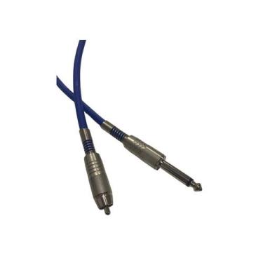 Imagem de Cabo de Subwoofer P10 X Rca Blindagem Dupla Ofhc 50 Ohms - 10 Metros -