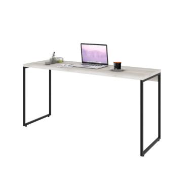 Imagem de Mesa Para Escritório e Home Office Industrial Aspen 150 cm C01 Snow - Lyam Decor