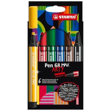 Imagem de STABILO Pen 68 MAX C/6 Canetas Coloridas