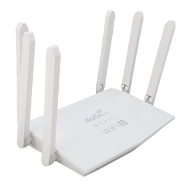 Imagem de SPYMINNPOO Roteador Sem Fio WiFi6, Material ABS, 6 Antenas, Velocidade de 300 Mbps, Adequado para Rede de Escritório Doméstico
