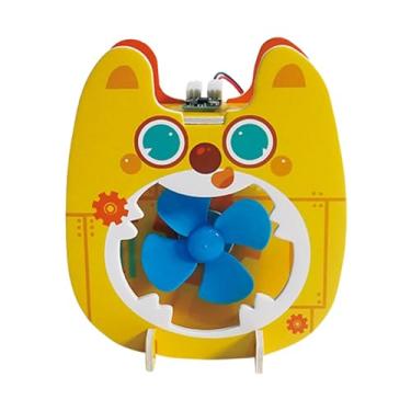 Imagem de Almencla Kit de montagem de ventilador elétrico, kit de física e ciências, presentes criativos, brinquedo educativo, projeto científico, brinquedo para