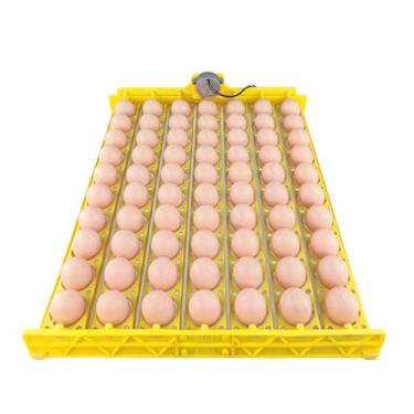 Imagem de Jiawu Bandeja automática para virar ovos, mini chocadeira com motor, 70 ovos, bandeja para virar ovos, ferramenta para chocar ovos de galinha, pato, codorna