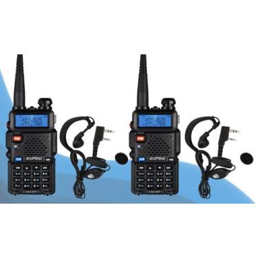 Imagem de 6 Rádios Comunicadores Baofeng UV5R Dual Band Profissional