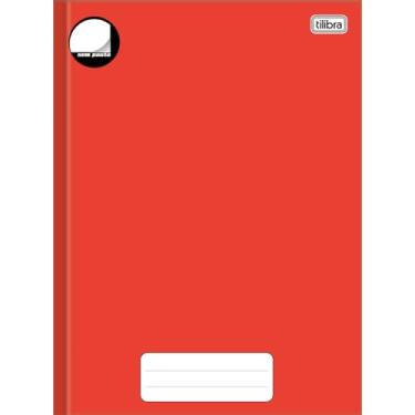 Imagem de Tilibra - Caderno Brochura Capa Dura Universitário, Pepper, 235962, 80 Folhas, 1 Matéria, Vermelho, Sem Pauta