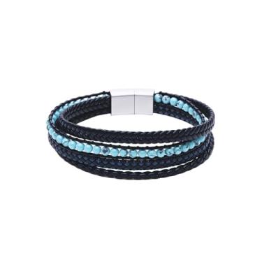 Imagem de Pulseiras punk rock unissex para homens e mulheres pulseira punk, One Size, Aço inoxidável, Sem Pedra Preciosa