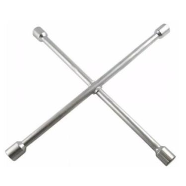 Imagem de Chave De Roda Cruz 4 Bocas Profissional Gigante 17 x 19 x 21 x 23 - Cr