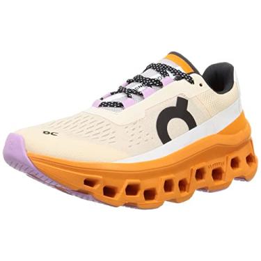 Imagem de On Cloudmonster Tênis feminino, Fawn | Açafrão, 23.0 cm