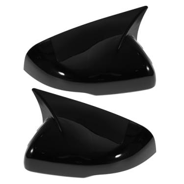 Imagem de Motoforti 1 par de tampa do espelho do lado esquerdo direito ABS de substituição preto brilhante para Kia Sorento 2021-2025 Chifre de boi com luz de seta capa de proteção de espelho