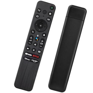 Imagem de Controle remoto de voz para Smart TVs Sony, controle remoto de substituição para TVs Sony Bravia 4K UHD LED/LCD