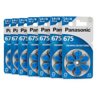 Imagem de Bateria auditiva ap 675 linha Panasonic caixa com 10 cartela 60 uns