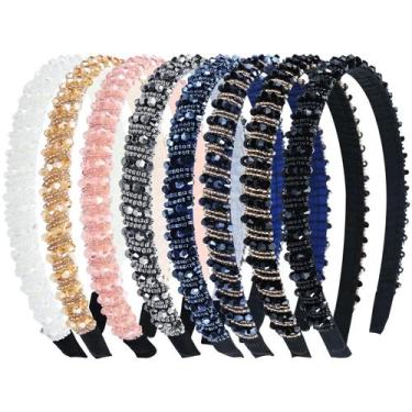 Imagem de Bandanas Lawie Baroque Hairbands Crystal Rhinestone x8