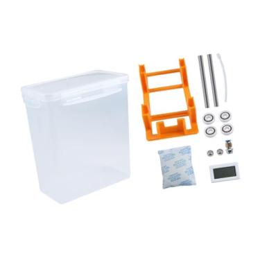 Imagem de FVDPWYE Caixa Secadora para Filamento de Impressora 3D, Organizador para Filamento de Impressora 3D, Estojo de Armazenamento Secador à Prova de Poeira para Es