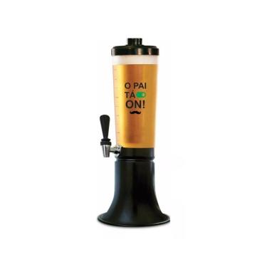 Imagem de Torre De Chopp Frases Diversas Doutor Beer 3L O Pai Ta On