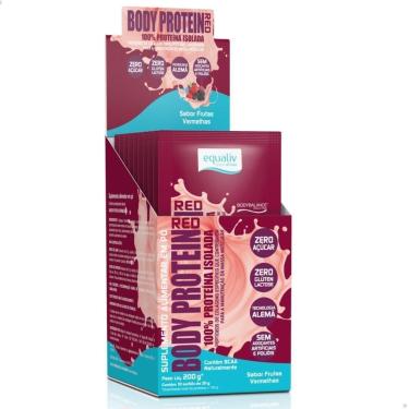 Imagem de Body Protein 100% Isolado Caixa 10 Sachês 20g Equaliv-Unissex