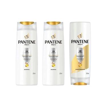 Imagem de Kit Pantene Liso Extremo 2 Shampoo 175Ml + 1 Cond 175Ml