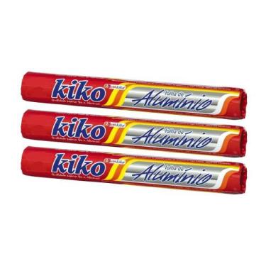 Imagem de Papel Alumínio de Alta Qualidade 45cmx7m Kit 3 - Kiko