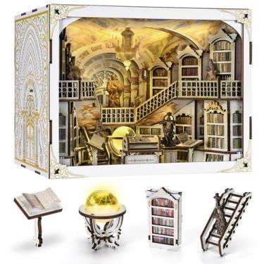 Imagem de Kit de casa em miniatura DIY CCCDF Book Nook Library of Gods Max