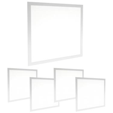Imagem de Painel Plafon Led Quadrado Embutir 48W 62x62cm / Slim Branco Frio 6500k Branco Neutro 4000k (5, Branco Frio)